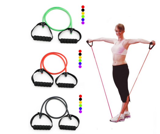 Latex Resistance Bands CrossFit Yoga Workout