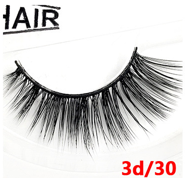 3D false eyelashes pair of eyelashes three-dimensional chemical fiber eyelashes black stems natural long and realistic eyelashes