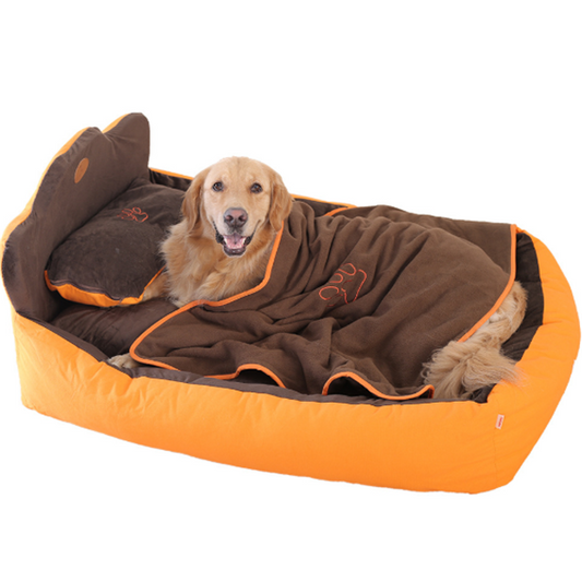 Three-piece Doghouse Pets Bed Removable