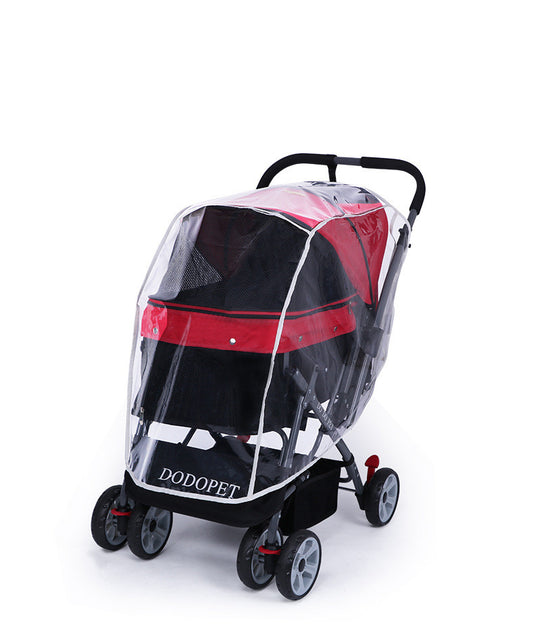 Pet Stroller with Raincover