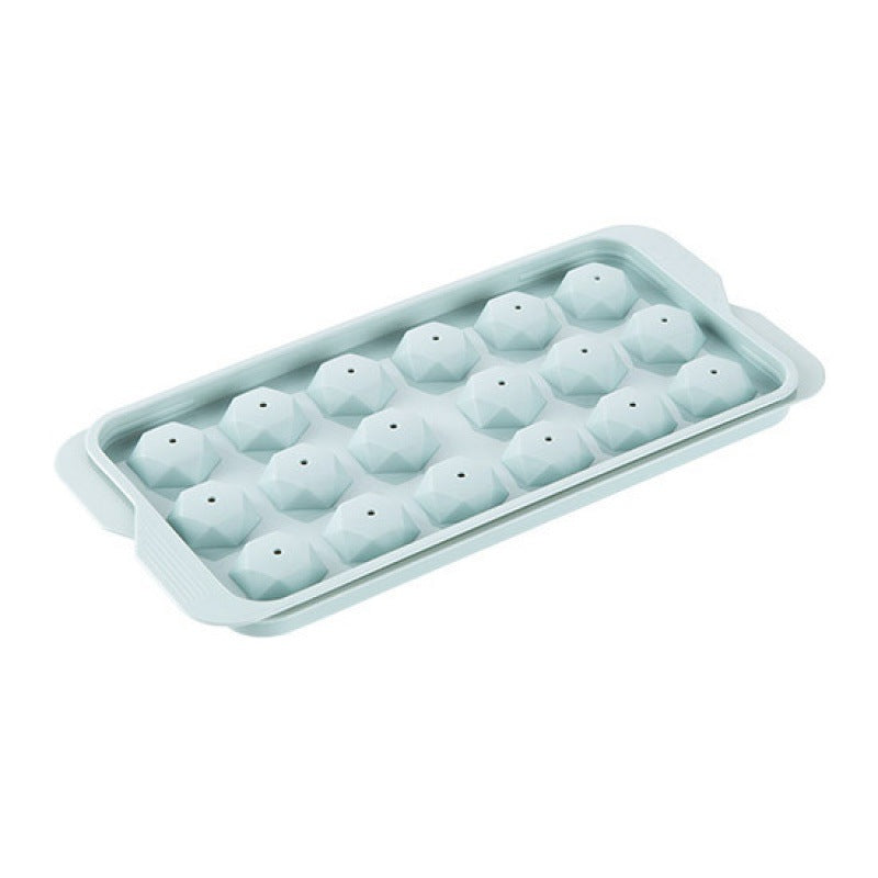 Round Ice Tray, Plastic Ice Cube Mold, Ice Spherical Ice Cube Box, Large Capacity