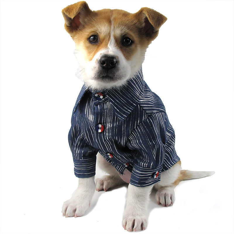 Printed denim for pets