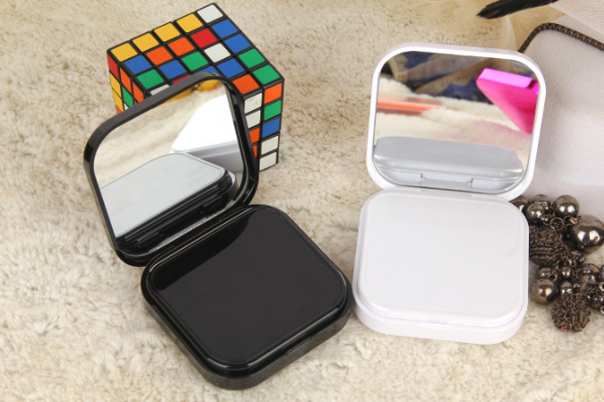 Cosmetic Case Mirror Mobile Power