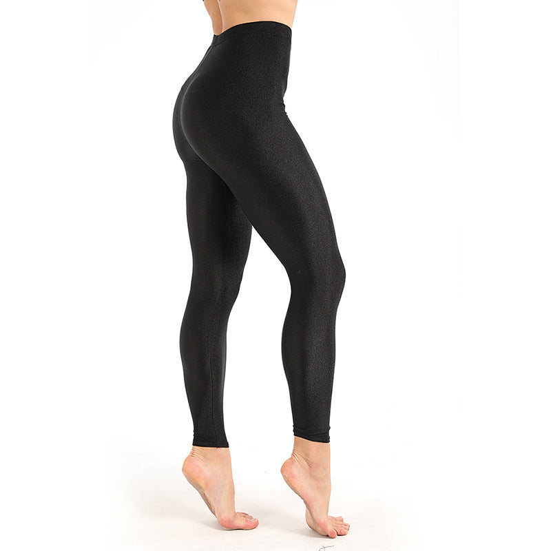 Women's Workout Leggings Casual Shiny Glossy