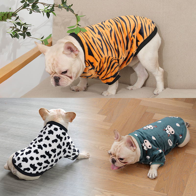 French Pet Plush Pajamas