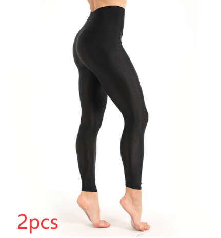 Women's Workout Leggings Casual Shiny Glossy