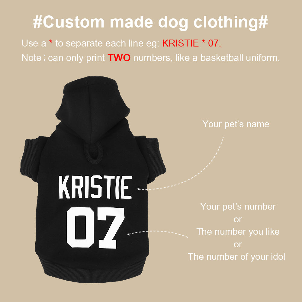 Pet Clothing Dog Hoodie Custom