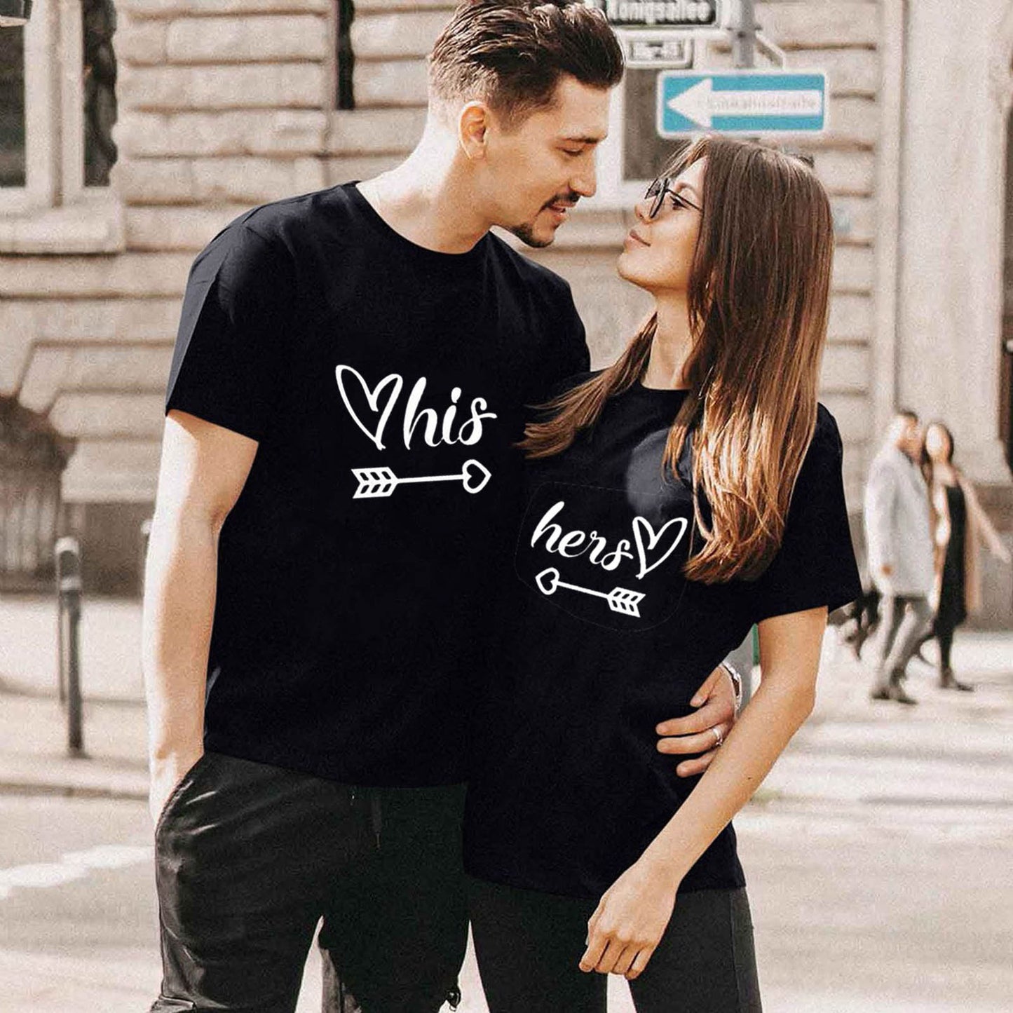 NEW!! Valentine's Day T-shirt Couple Short Sleeve