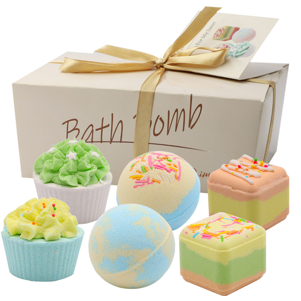 Cake Explosion Bath Salt Ball Bubble Bath Ball Bubble Bomb Bath Ball Set